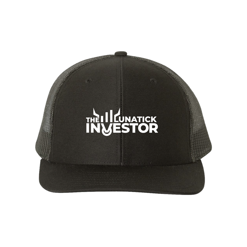 The Lunatick Investor Hat with embroidered Logo