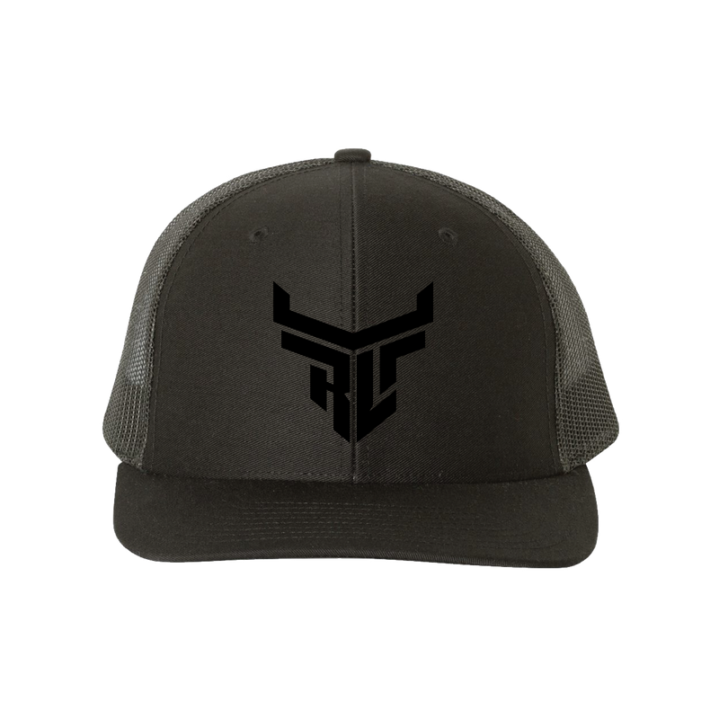 Rob Luna Trucker Hat with embroidered Black Logo