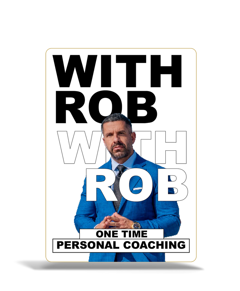 One Time Personal Coaching - w Rob Luna